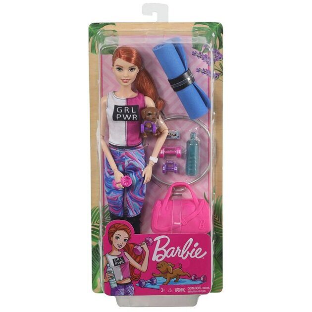 Кукла Барби со щенком Релакс Фитнес