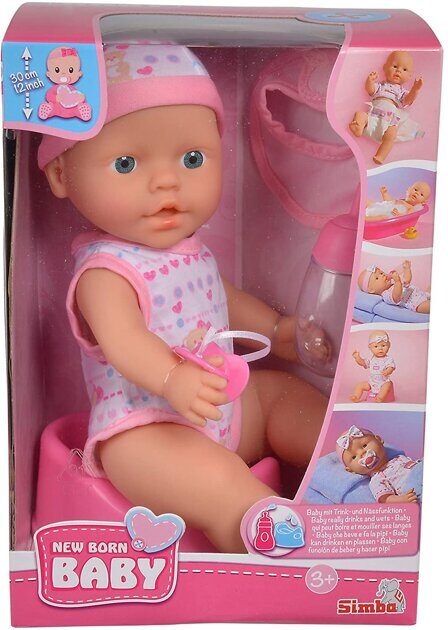 Кукла New Born 30 см Simba 5037800