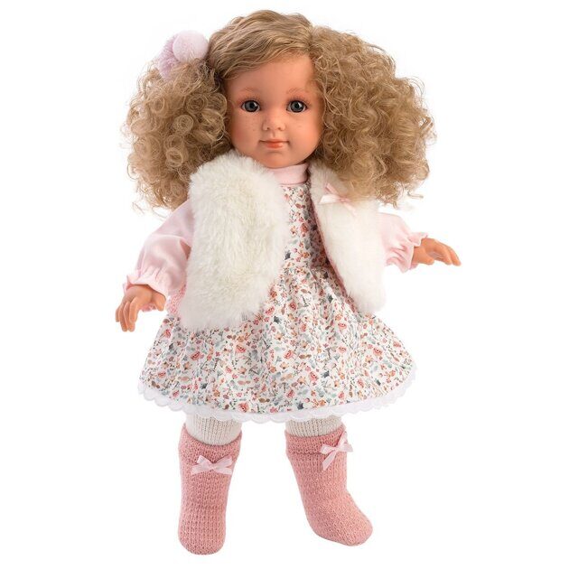 Кукла Llorens Елена  с кудрями, 35 см