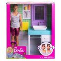 Кукла Barbie Кен в ванной FYK53