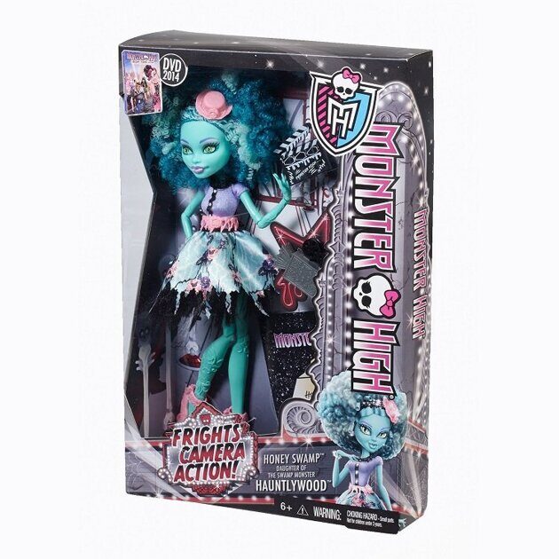 Кукла Monster High Хани Свомп Страх, Камера, Мотор