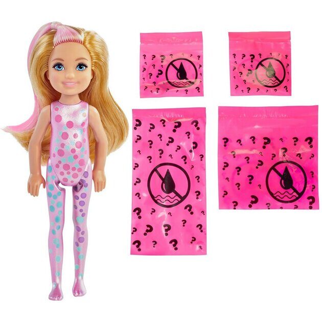 Кукла Barbie Color Reveal Челси Вечеринка GTT26