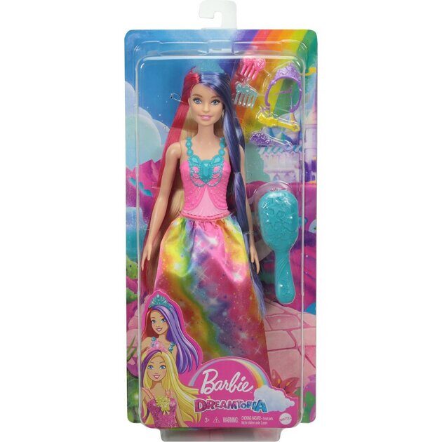 Кукла Barbie Принцесса с длинными волосами GTF38