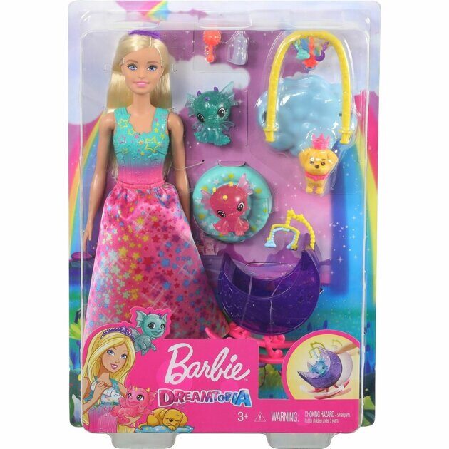 Набор игровой Barbie Dreamtopia Принцесса Сад драконов GJK51