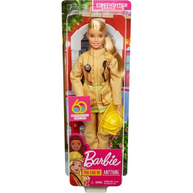 Кукла Барби Пожарный Профессии