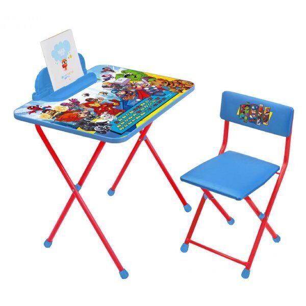 Детский столик и стульчик Ника Д2М2 Супергерои