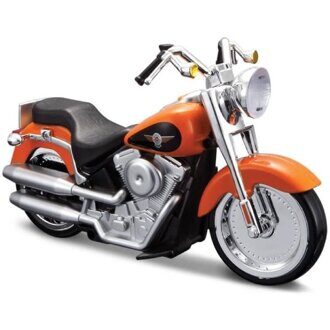Модель мотоцикла Harley Davidson FLSTFI Fat Boy Maisto 81631 (свет, звук)