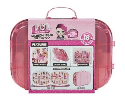 Подствка-кейс для кукол Lol Fashion Show On-The-Go (светло-розовый)