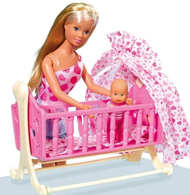 Кукла Штеффи с новорожденным 5730861