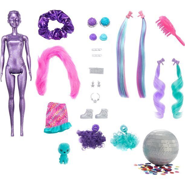 Кукла Barbie Color Reveal Glitter HBG41