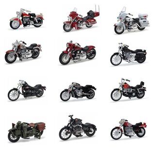 Модель мотоцикла Harley Davidson 1:24 Maisto 35094 (в ассортименте)
