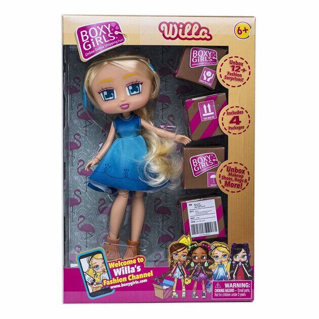 Кукла Boxy Girls Уилла с покупками, 20 см