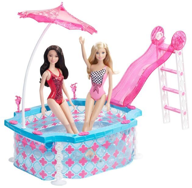 Гламурный бассейн Barbie