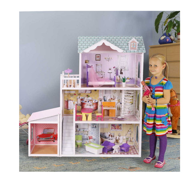 Кукольный домик Beverly Hills EcoToys с гаражом