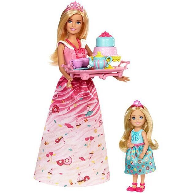 Кукла Barbie и Челси Чайная церемония FDJ19
