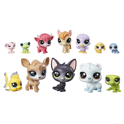 Набор Littlest Pet Shop 12 счастливых петов с котиком E3034