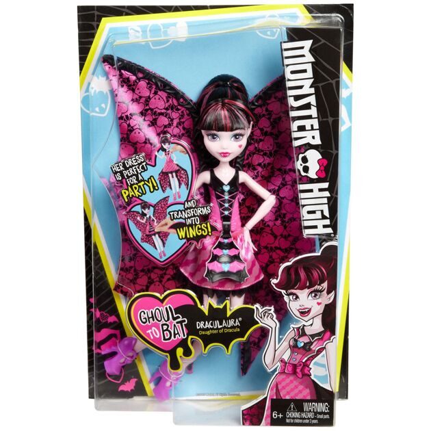 Кукла Monster High Дракулаура Летучая мышь