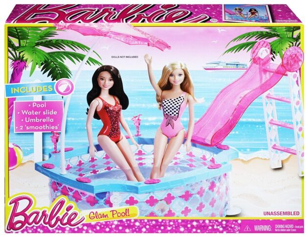 Гламурный бассейн Barbie