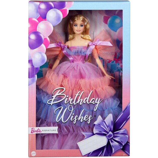 Коллекционная кукла Barbie Пожелания ко дню рождения GTJ85