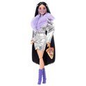 Кукла Barbie Экстра в серебристо-фиолетовом наряде HHN07