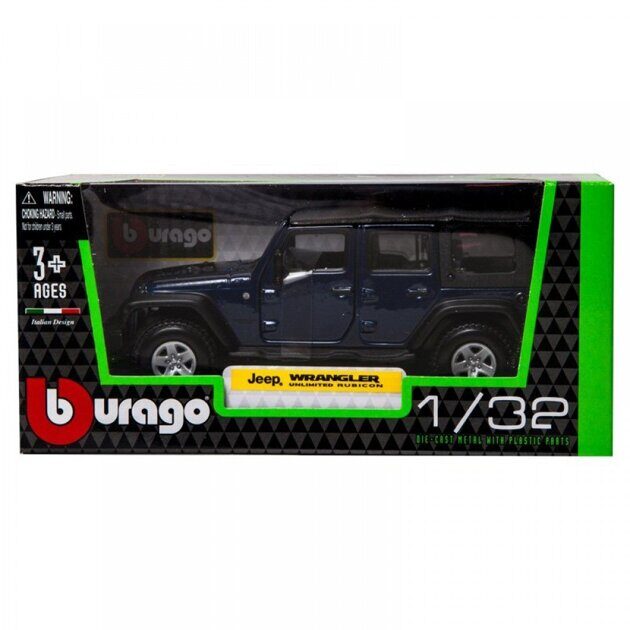 Коллекционная машинка Jeep Wrangler 1:32 Bburago 18-43012