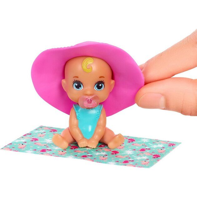 Кукла Barbie Color Reveal Малыш 7 серия Песок и солнце GTT12