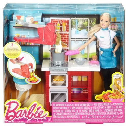 Набор Barbie Шеф итальянской кухни с куклой DMC36