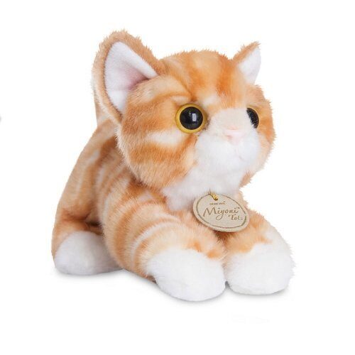 Мягкая игрушка Aurora Полосатый котик, 20 см