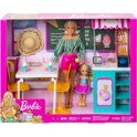 Набор Barbie Магазин Кафе-мороженое с куклами GBK87