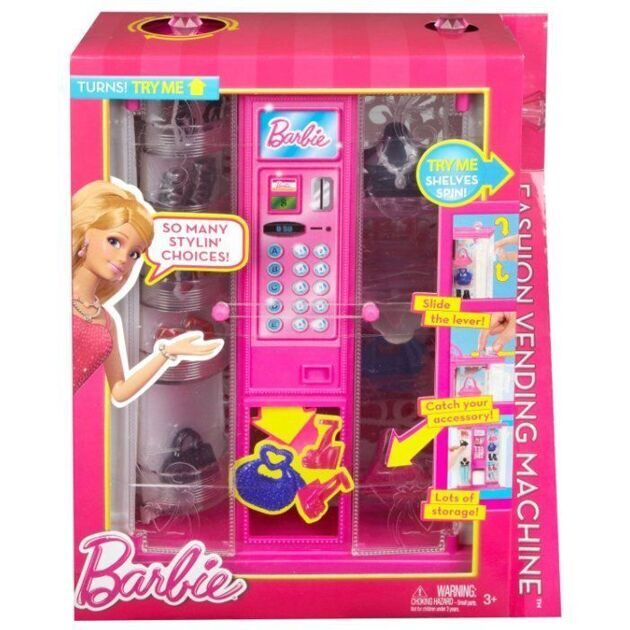 Торговый автомат модной одежды Barbie