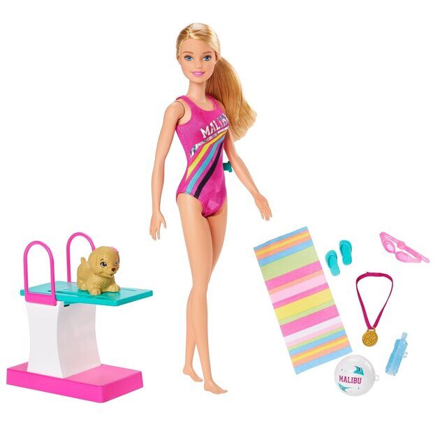 Набор Barbie Чемпион по плаванию GHK23
