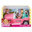 Розовый джип Барби с двумя куклами FPR59