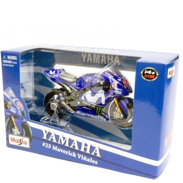 Модель мотоцикла Yamaha YZR-M1 1:18 Maisto 31594