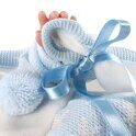 Кукла Llorens Пупс с голубым одеялом, 26 см