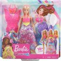 Кукла Barbie Dreamtopia 3в1 Принцесса с нарядами GJK40