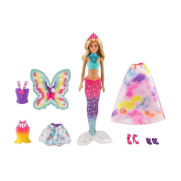 Кукла Barbie Сказочная Принцесса с нарядами FJD08