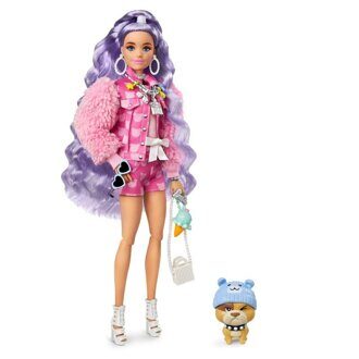 Кукла Barbie Экстра c фиолетовыми волосами GXF08
