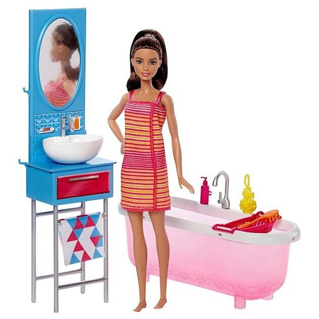 Ванная с куклой Барби DVX53