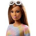 Кукла Barbie Fashionistas пышная FJF42