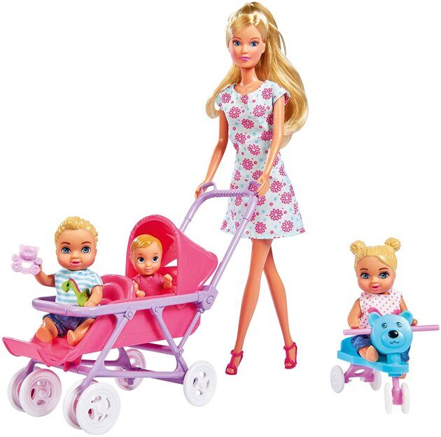 Кукла Штеффи с детьми