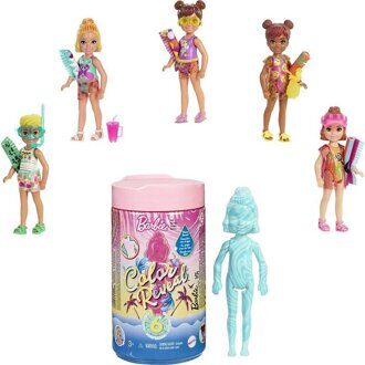 Кукла Barbie Color Reveal Челси 7 серия Песок и солнце GTT25