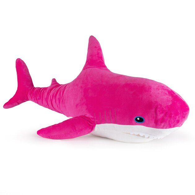 Мягкая игрушка Акула фуксия Fancy, 98 см