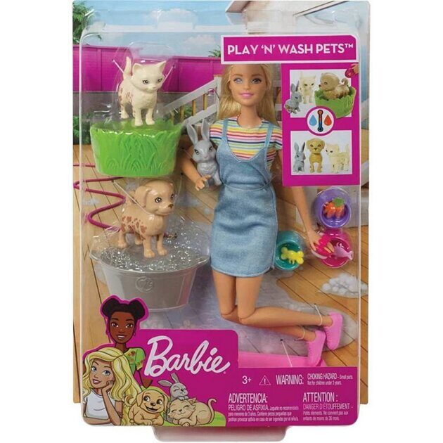Кукла Барби Домашние питомцы FXH11