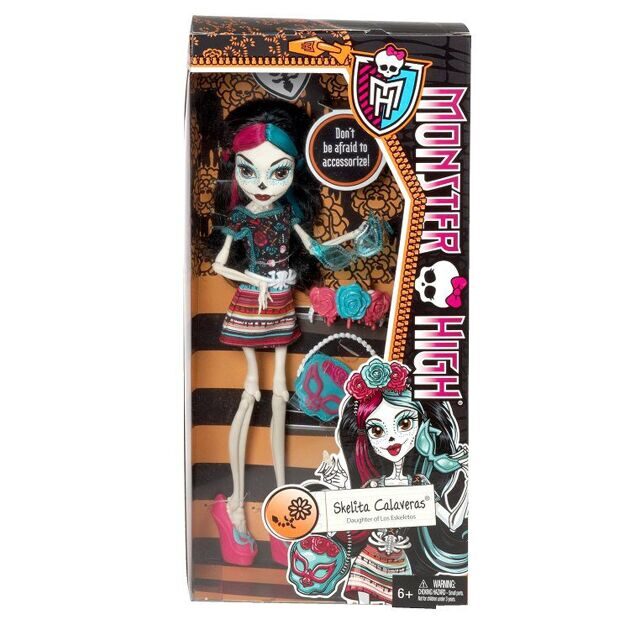 Кукла Monster High Скелита Калаверас Я люблю аксессуары
