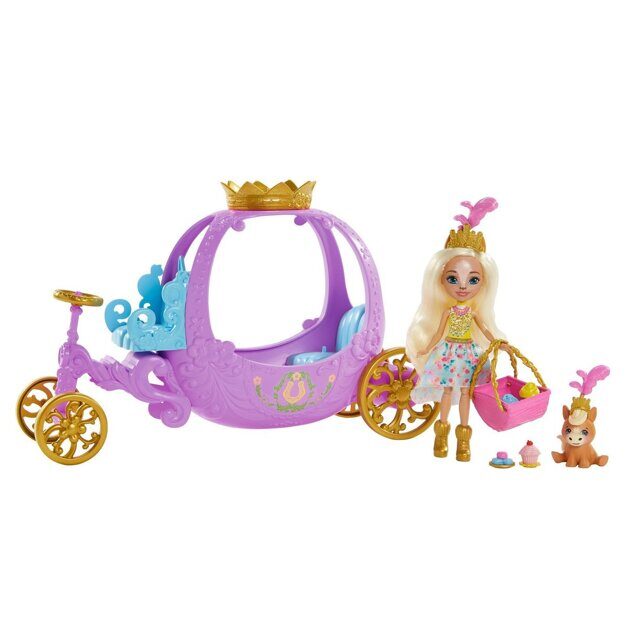 Набор Энчантималс королевская карета с куклой Пеола Пони GYJ16