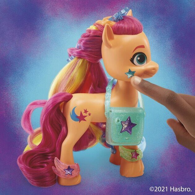 Игрушка My Little Pony Новое поколение Радужные волосы Санни F1794