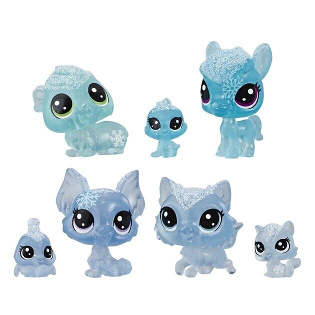 Набор Littlest Pet Shop 7 петов голубой E5491 Hasbro