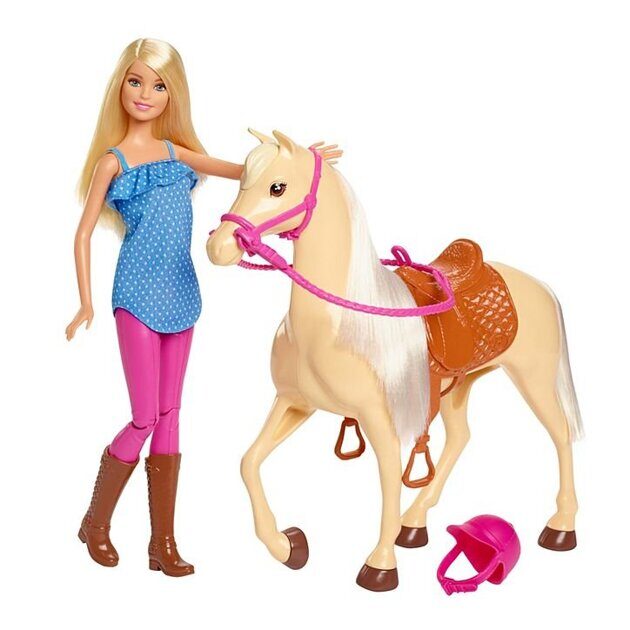 Кукла Барби и лошадка FXH13