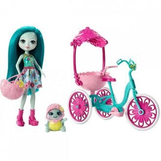 Набор Enchantimals Прогулка на велосипеде с куклой Тайли Черепашка