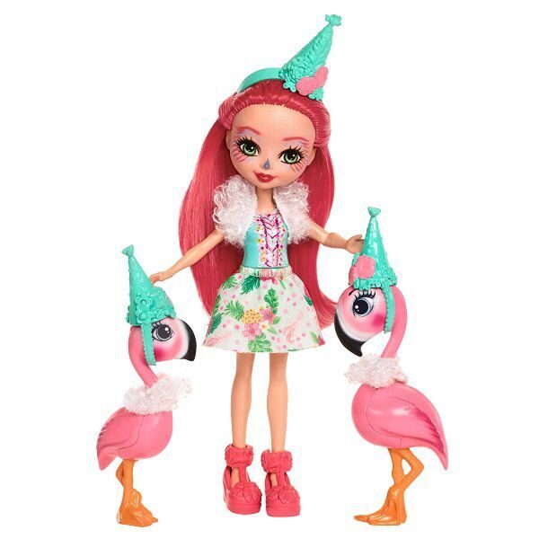 Набор Энчантималс Праздник Фламинго с куклой Фэнси Фламинго